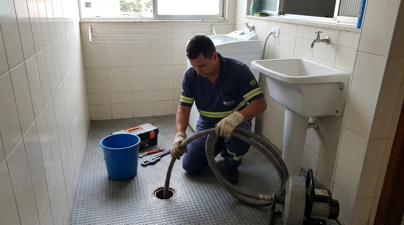 Desobstrução na Cozinha em Santa Maria‑RS